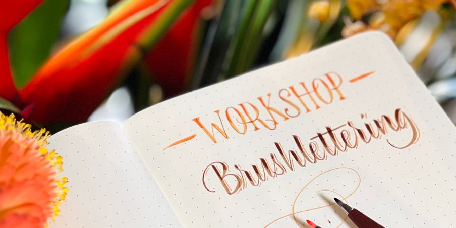 image - workshop brushlettering moederdagevent
