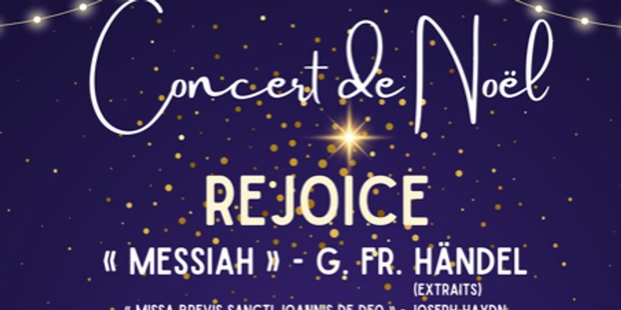 image - Concert de Noël REJOICE